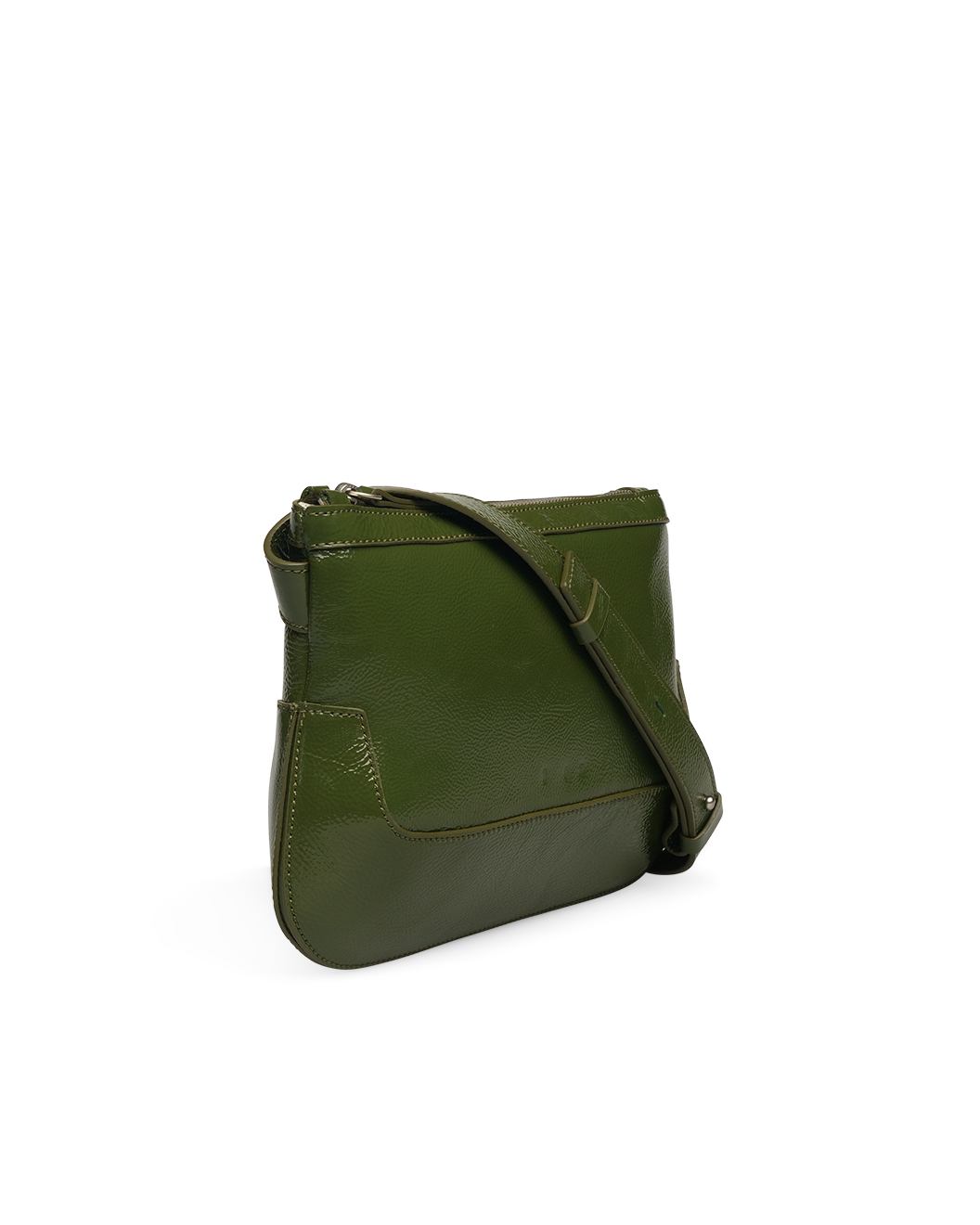the festival glossy avocado crossbody bag