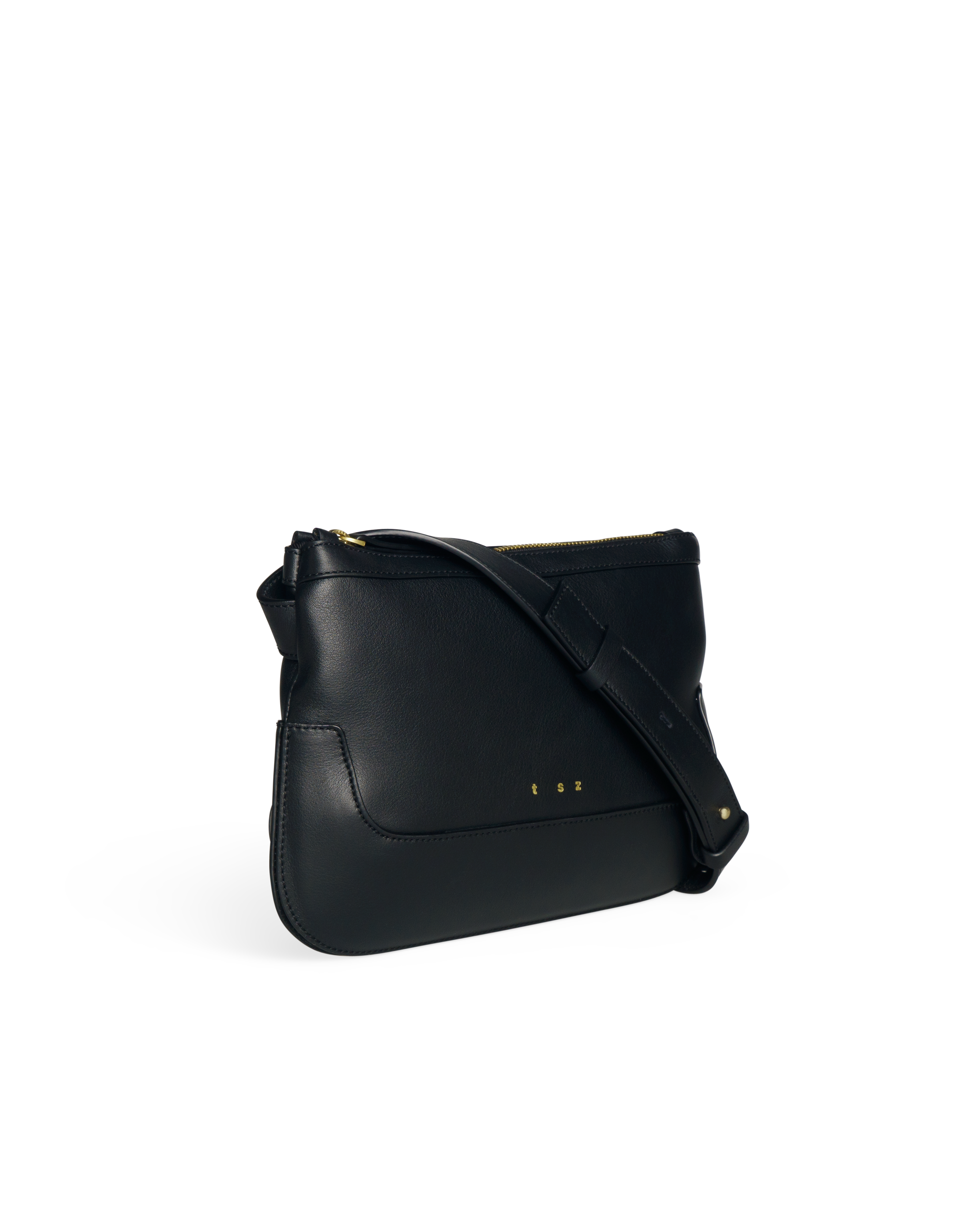 the festival matte black crossbody bag