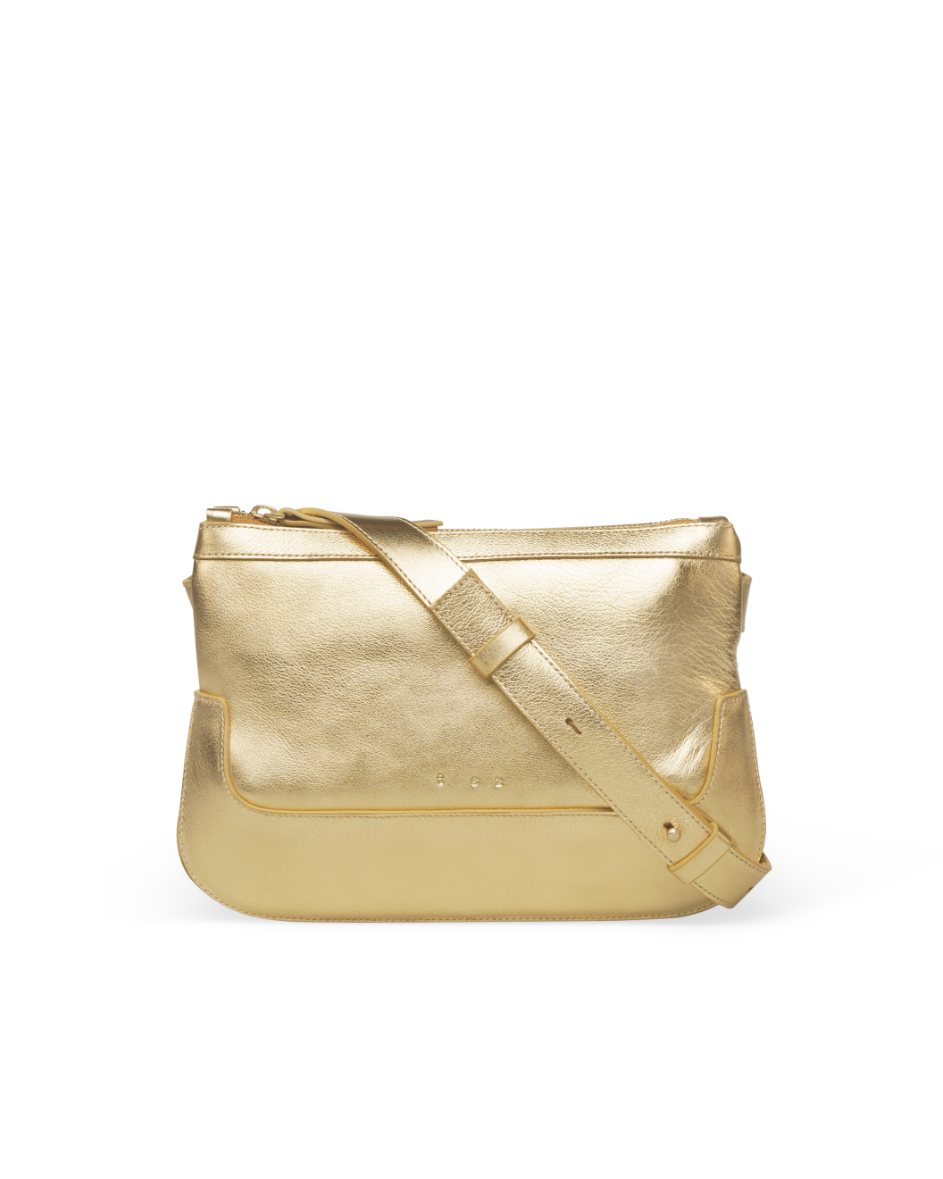 the festival gold surplus leather crossbody bag