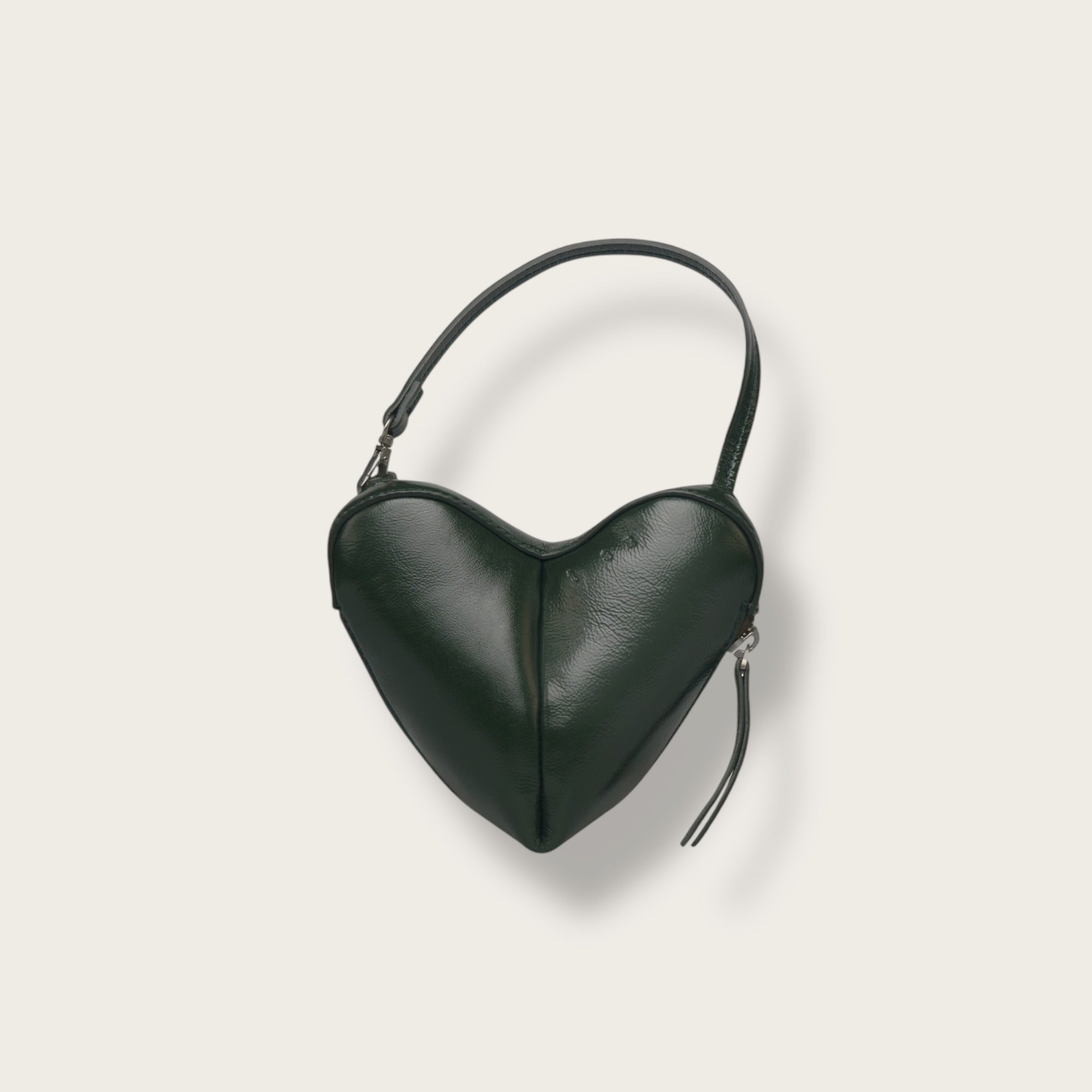 the corazón glossy forest pouch