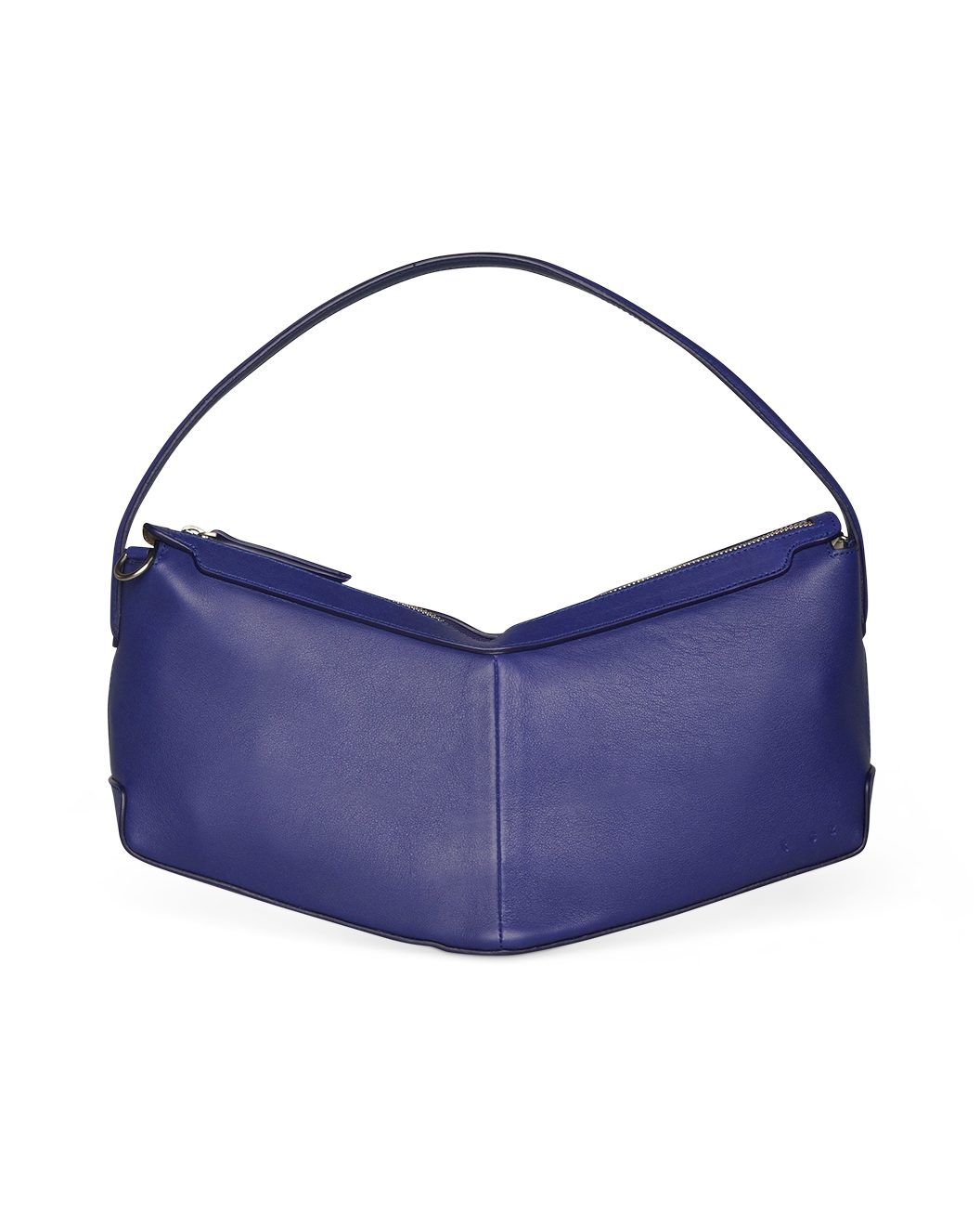 the V baguette Klein blue shoulder bag