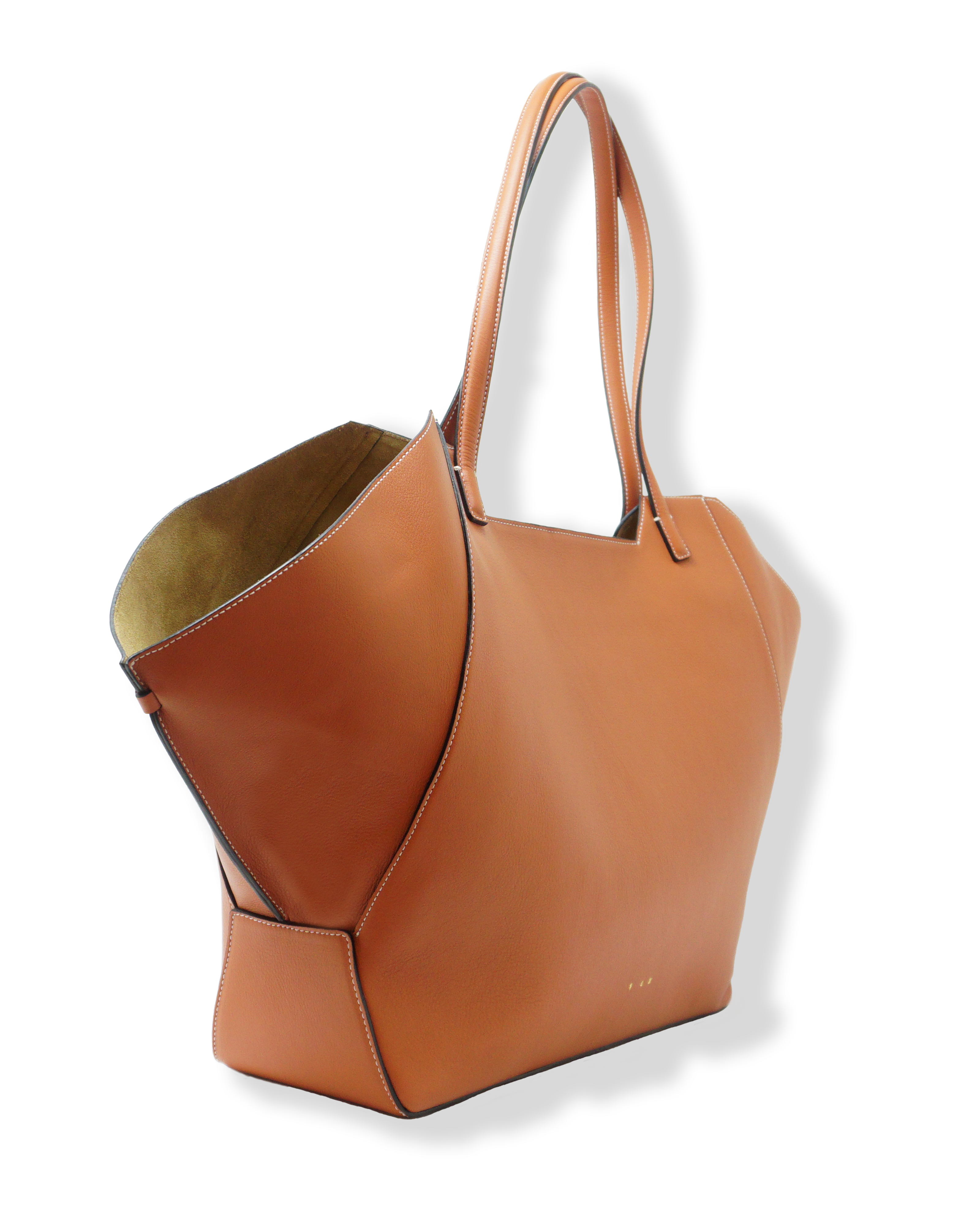 the V tote bag tan