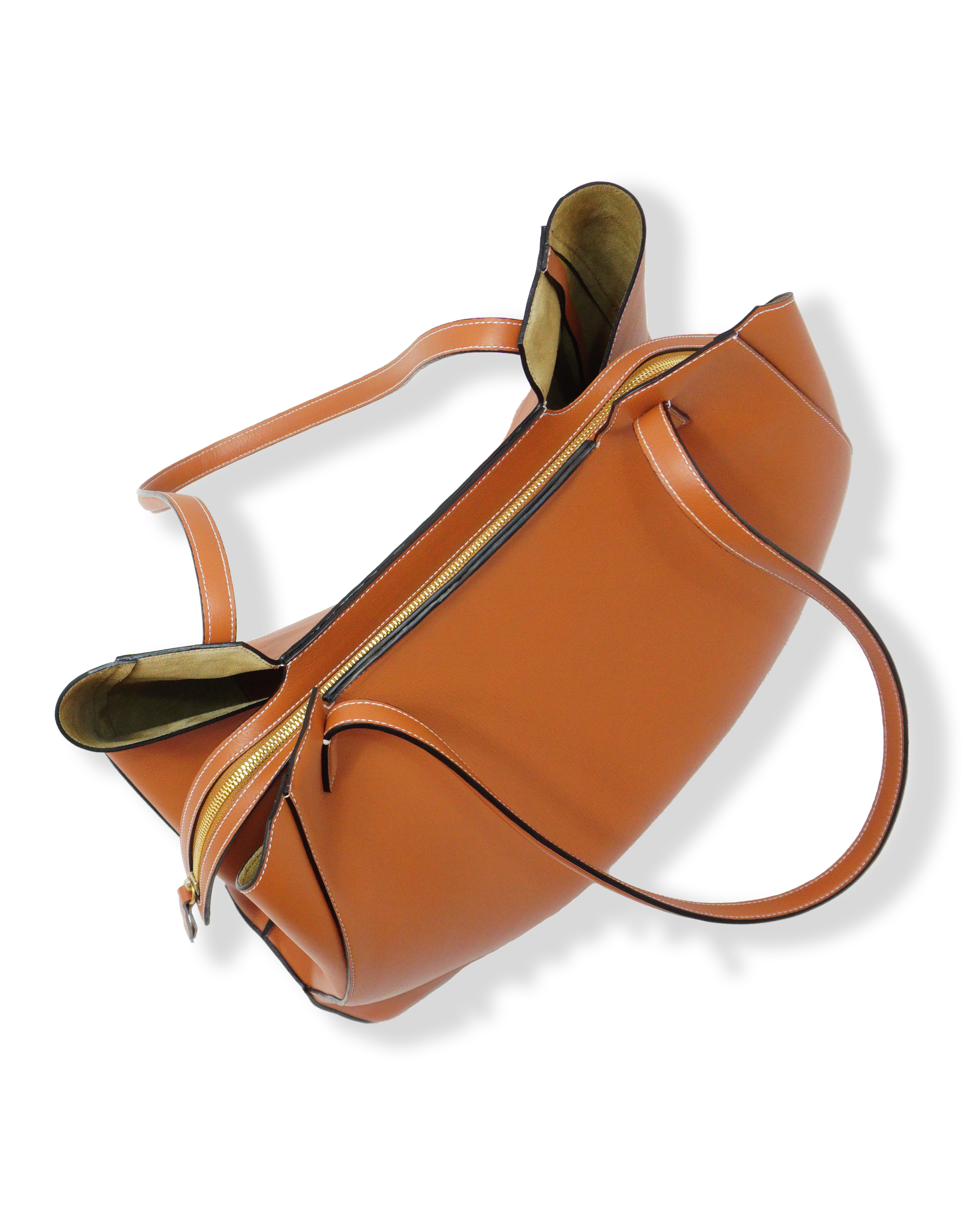 the V tote bag tan