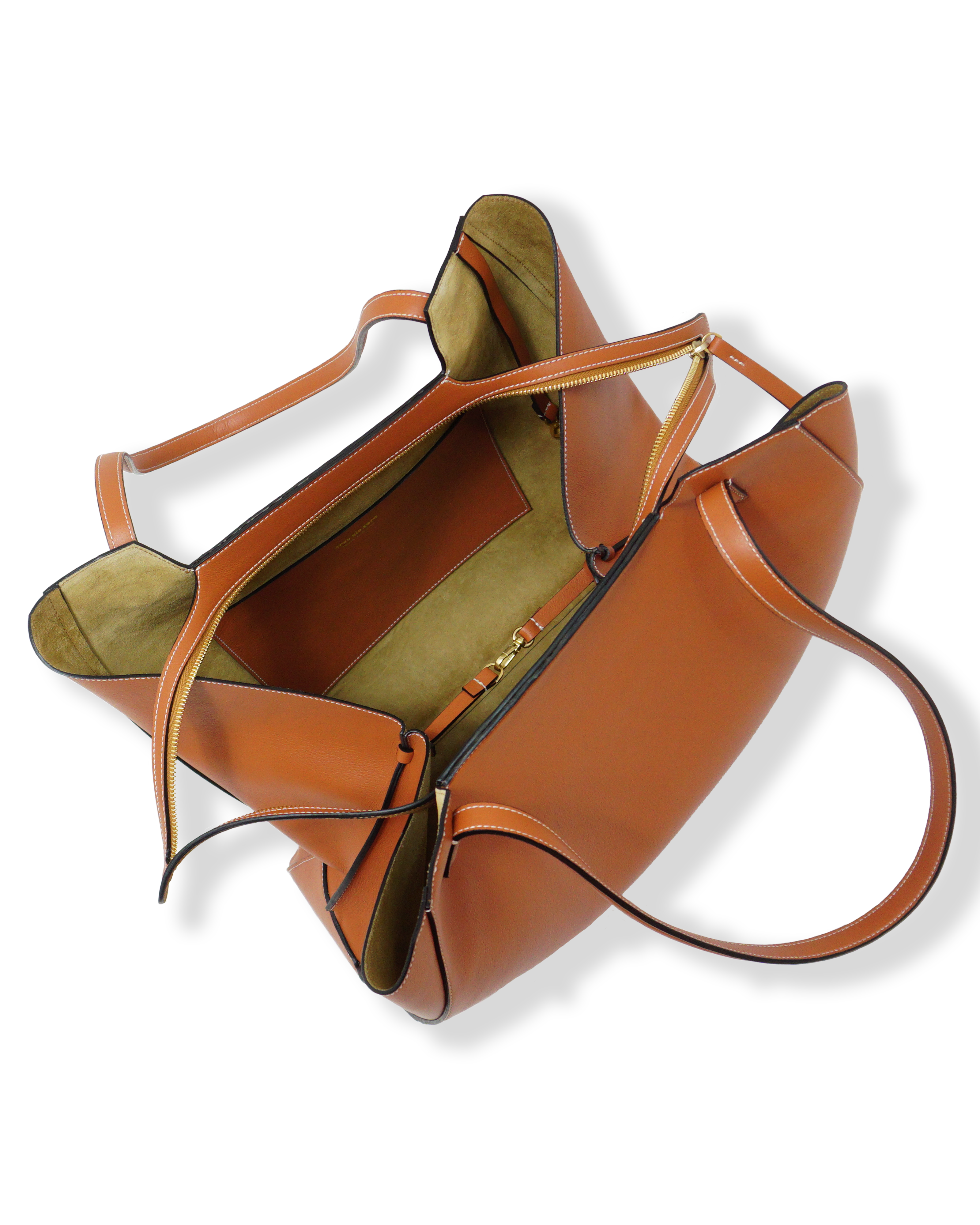 the V tote bag tan