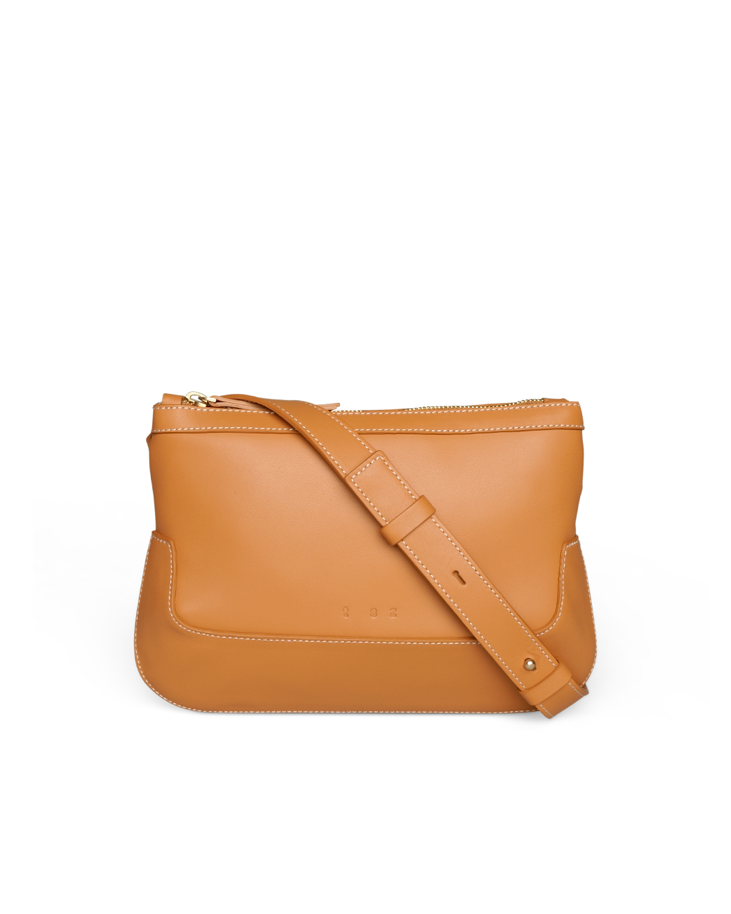the festival tan surplus leather crossbody bag