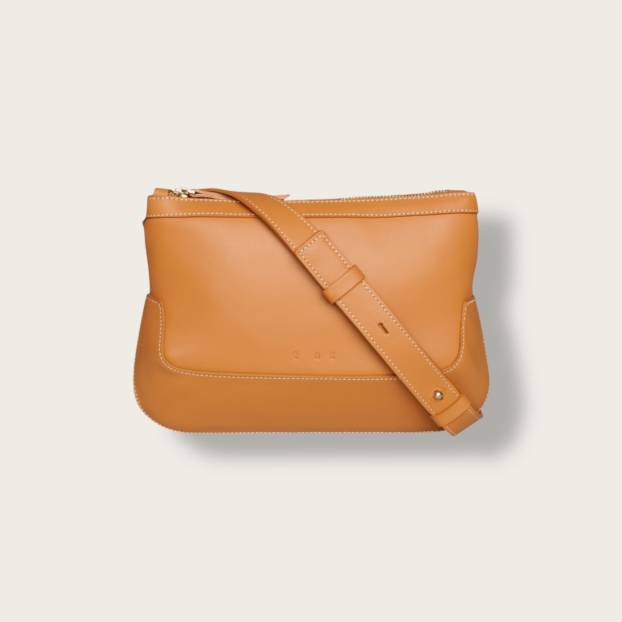 the festival cognac crossbody bag